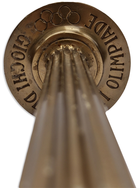 Olympic Torch Used in 1960 Rome Summer Games